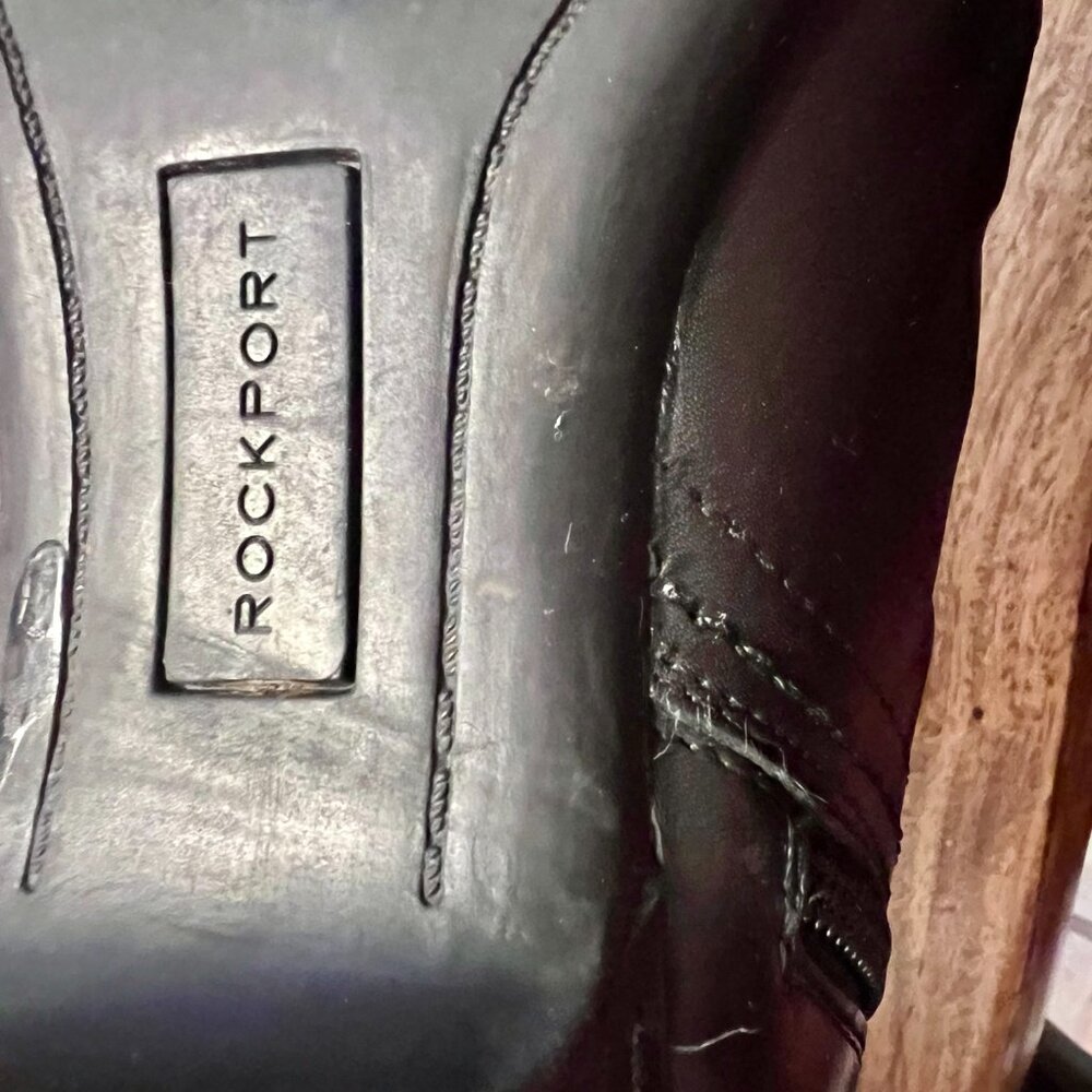 Rockport Brynn Black Leather Booties - Picture 7 of 8